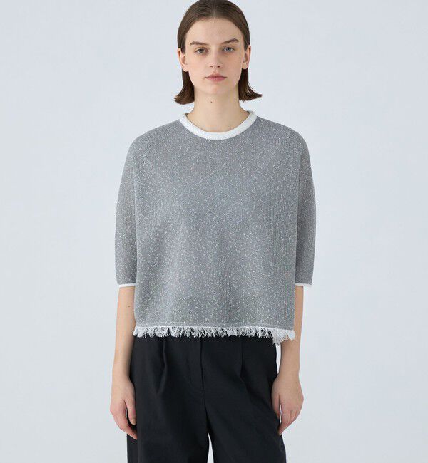 Ballsey「ダブルフェイスノット ワイドプルオーバー」|ニット・セーター|