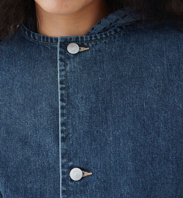 GALERIE VIE「ビンテージブルーデニム コクーンブルゾン」|デニムジャケット|