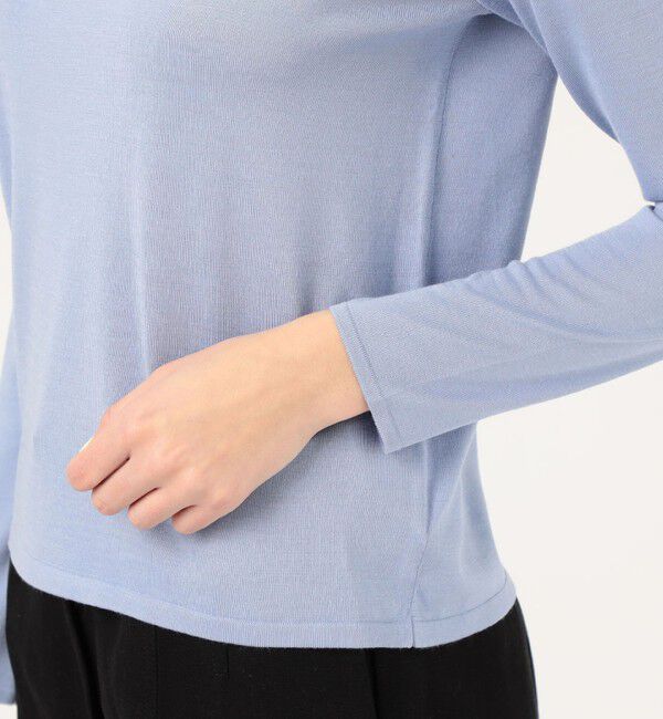 DES PRES「シルク ラウンドネックプルオーバー」|ニット・セーター|