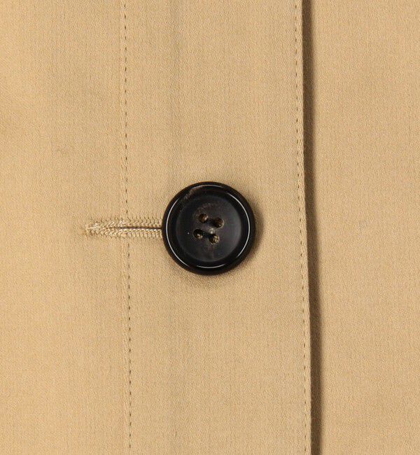 DES PRES「コットンサテン ボタンダウンマキシスカート」|タイト|