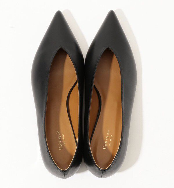 TOMORROWLAND GOODS「L'unique et moi VAGUE ポインテッドトゥパンプス」|パンプス|