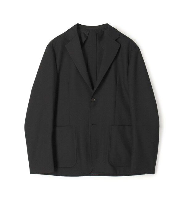 TOMORROWLAND MENS「ウールポリエステル シングルブレステッド 2Bジャケット V.B.CANONICO」|テーラードジャケット|19 ブラック