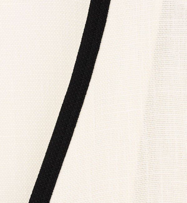 Ballsey「ポリエステルレーヨンカラミ Vカラージャケット」|ノーカラージャケット|