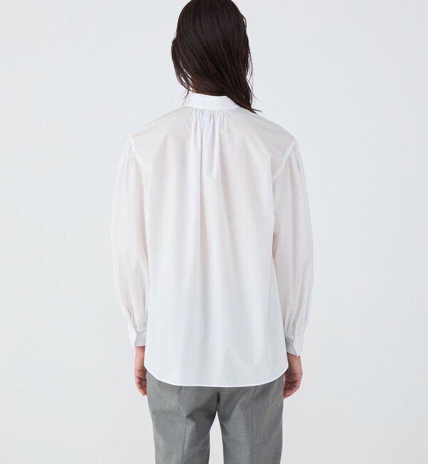 TOMORROWLAND collection「200/2スーピマローン ファインタックギャザーブラウス」|シャツ・ブラウス|