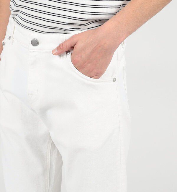 TOMORROWLAND MENS「【別注】PT TORINO ストレッチホワイトデニム 5ポケットパンツ」|デニム|