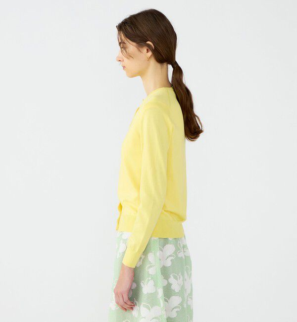 Ballsey「ハイゲージコットン クルーネックカーディガン」|カーディガン|