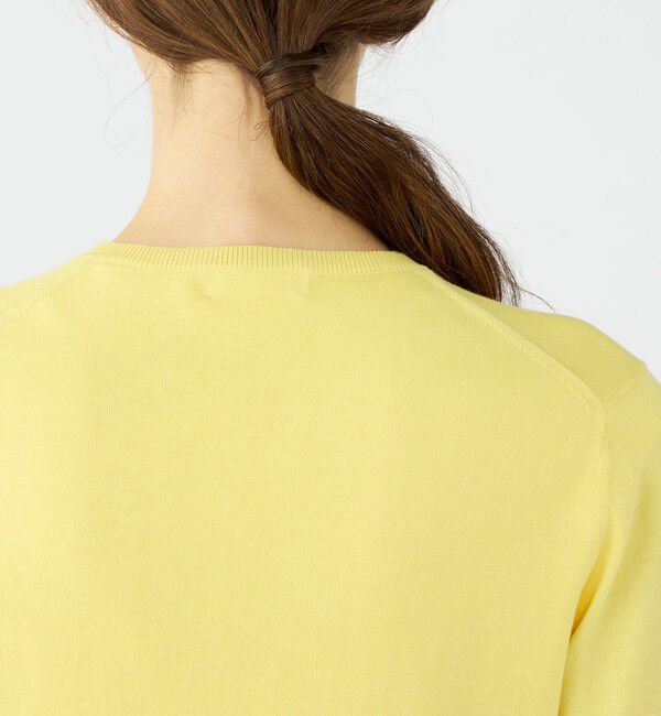 Ballsey「ハイゲージコットン クルーネックカーディガン」|カーディガン|