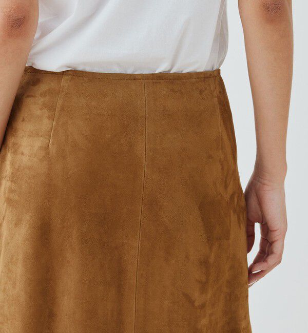 GALERIE VIE「 ゴートスウェード Aラインスカート」|台形|