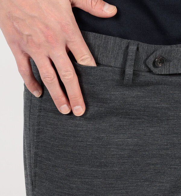 TOMORROWLAND MENS「ウールナイロン スリムストレートパンツ」|スラックス|