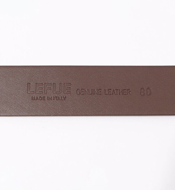 TOMORROWLAND GOODS「LEFIJE ROUND BUCKLE レザーベルト」|ベルト|