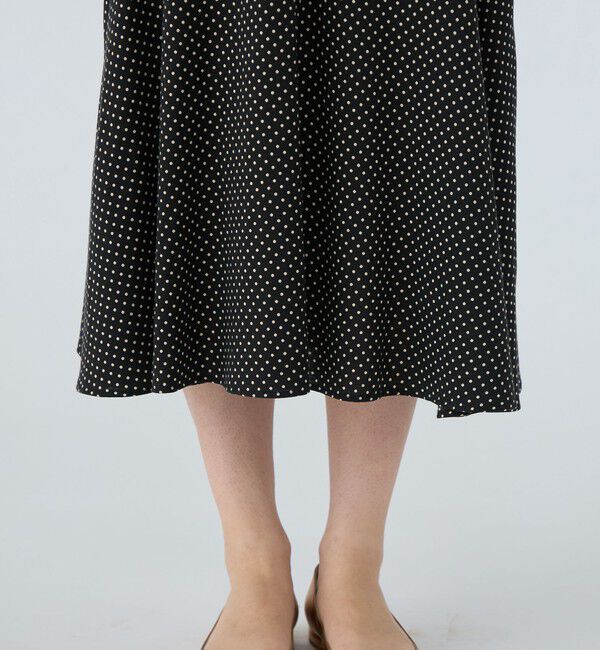 Ballsey「ドットプリント Vネックマーメイドワンピース」|ワンピース|