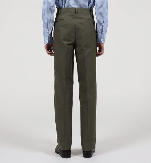 TOMORROWLAND MENS「コットン 2プリーツ ストレート スラックス」|スラックス|