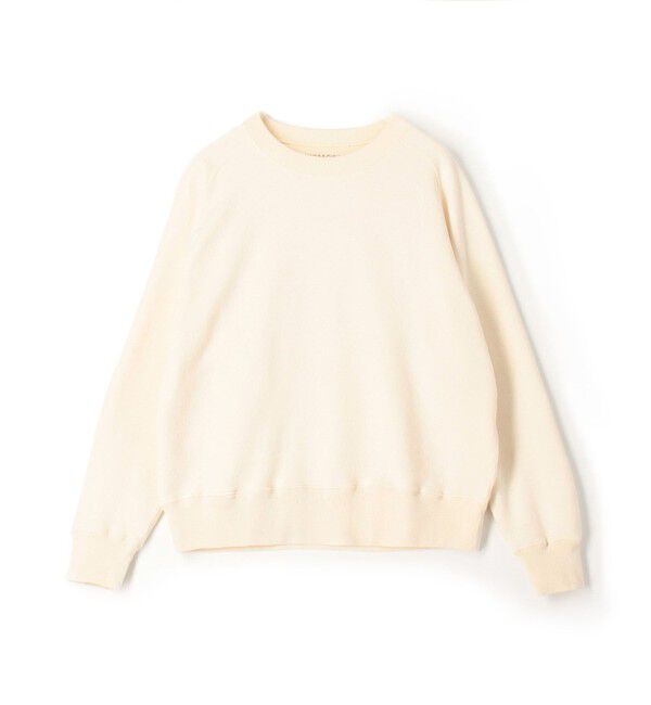 TOMORROWLAND MENS「オーガニックコットン クルーネックスウェット」|スウェット・ジャージ|13 アイボリー