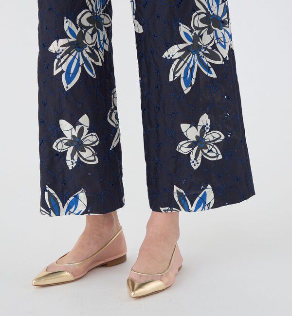 TOMORROWLAND collection「アイレットプルメリア ワイドストレートパンツ」|その他|