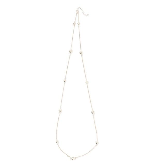 TOMORROWLAND GOODS「NINA&JULES BALL ネックレス」|ネックレス|81 シルバー