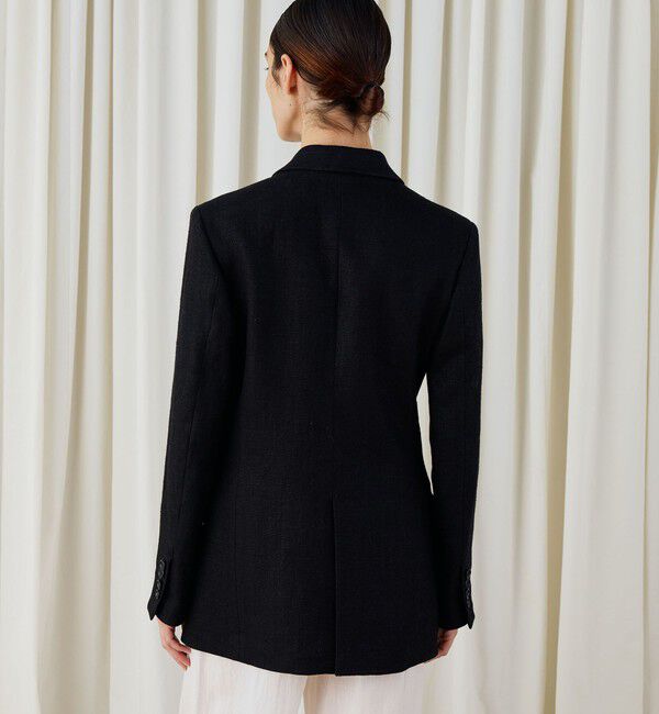DES PRES「ウェットリネン ダブルブレストジャケット」|テーラードジャケット|