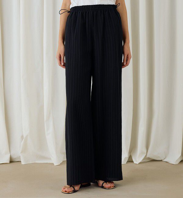 DES PRES「キュプラコットンストライプ イージーパンツ」|その他|