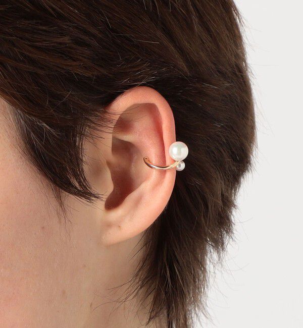 TOMORROWLAND GOODS「Hirotaka Double Pearl 片耳イヤーカフ」|イヤーカフ|