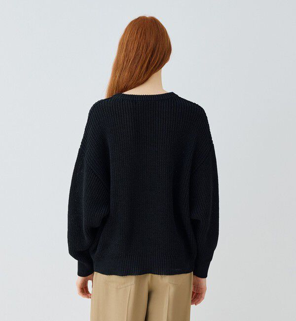 GALERIE VIE「ペーパーヤーン クルーネックプルオーバー」|ニット・セーター|