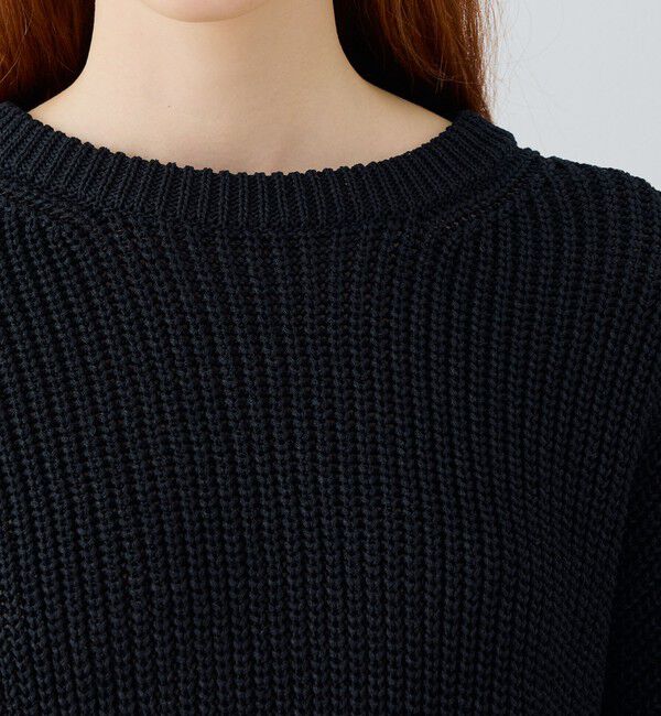 GALERIE VIE「ペーパーヤーン クルーネックプルオーバー」|ニット・セーター|
