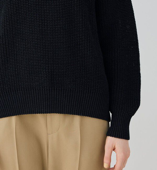 GALERIE VIE「ペーパーヤーン クルーネックプルオーバー」|ニット・セーター|