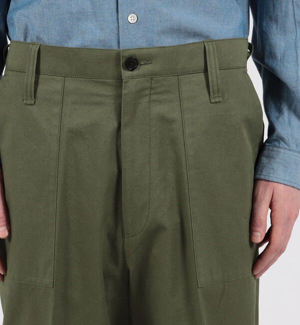 TOMORROWLAND MENS「コットンツイル ベイカーパンツ」|チノ|