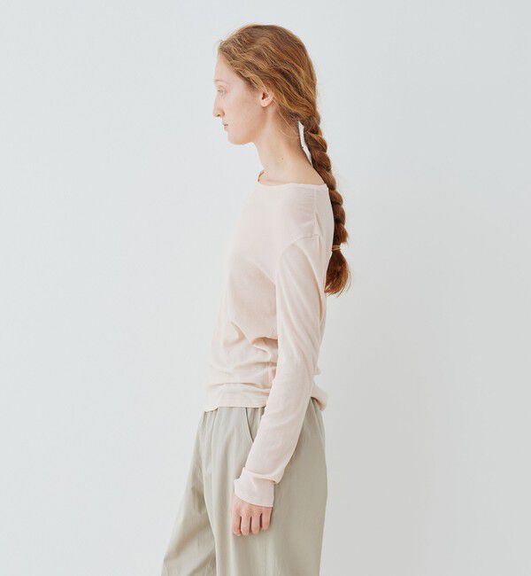 GALERIE VIE「ガーゼジャージー ロングスリーブプルオーバー」|Tシャツ・カットソー|