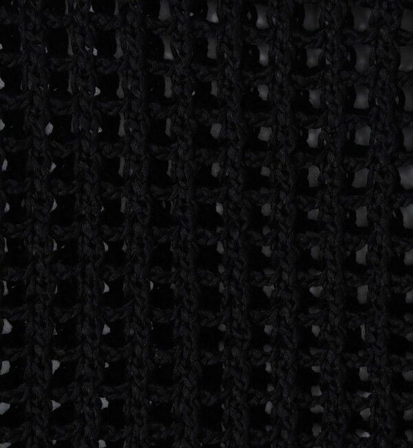 CABaN「コットンメッシュ クルーネックプルオーバー」|ニット・セーター|