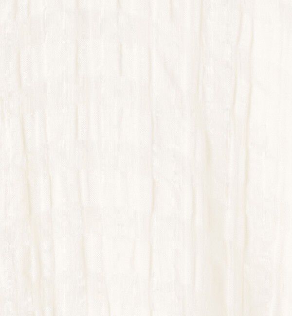 GALERIE VIE「シアーチェック ドロップショルダーシャツワンピース」|ワンピース|