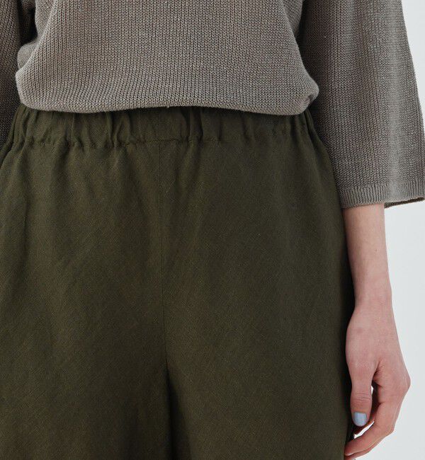 GALERIE VIE「リネンポプリン イージーワイドパンツ」|その他|