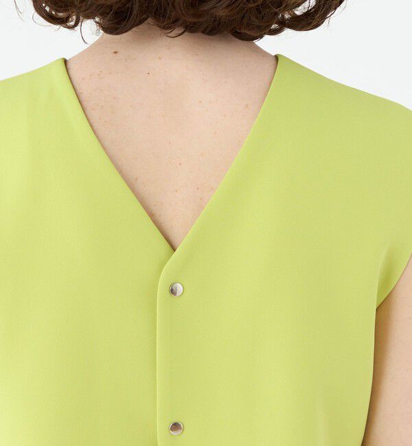 Ballsey「スティフダブルクロス バレルヘムブラウス」|シャツ・ブラウス|