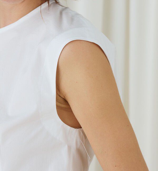 DES PRES「コットンタイプライター シェイプブラウス」|シャツ・ブラウス|