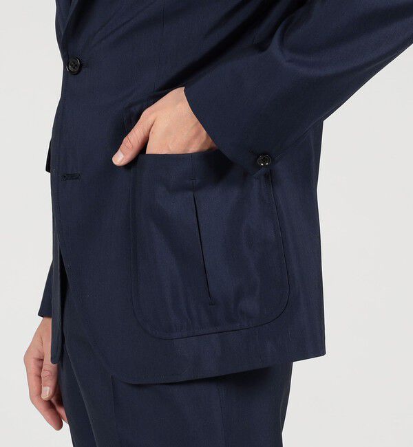 TOMORROWLAND MENS「ウールシルク シューティングジャケット MARZOTTO」|テーラードジャケット|