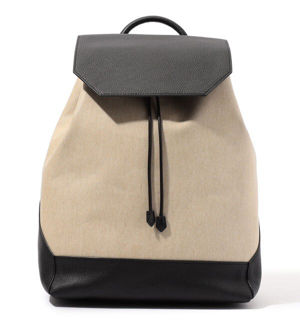 TOMORROWLAND GOODS「TOMORROWLAND キャンバスレザーコンビ バックパック」|リュック|