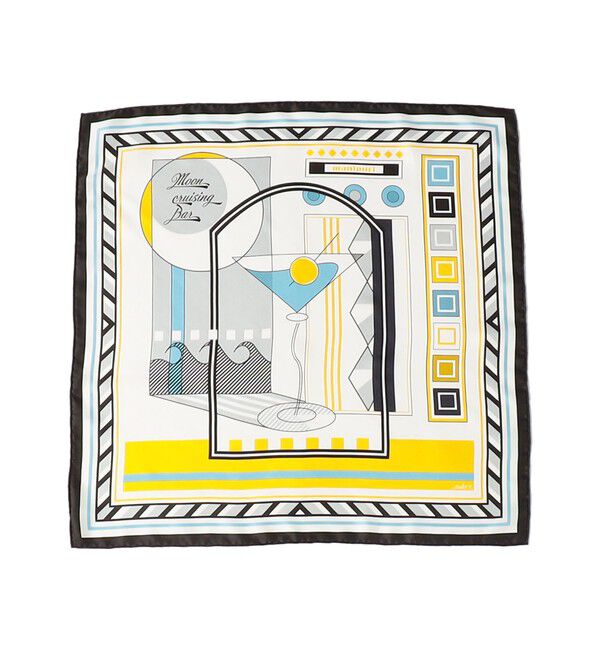 TOMORROWLAND GOODS「manipuri COCKTAIL シルクスカーフ」|バンダナ・スカーフ|