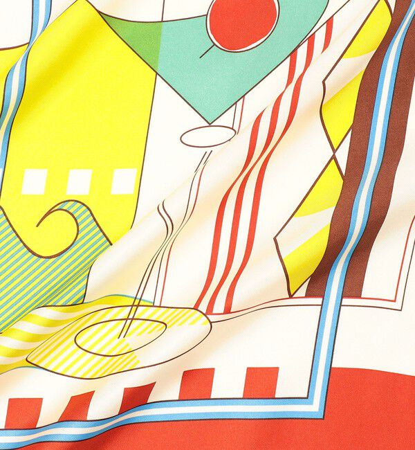 TOMORROWLAND GOODS「manipuri COCKTAIL シルクスカーフ」|バンダナ・スカーフ|