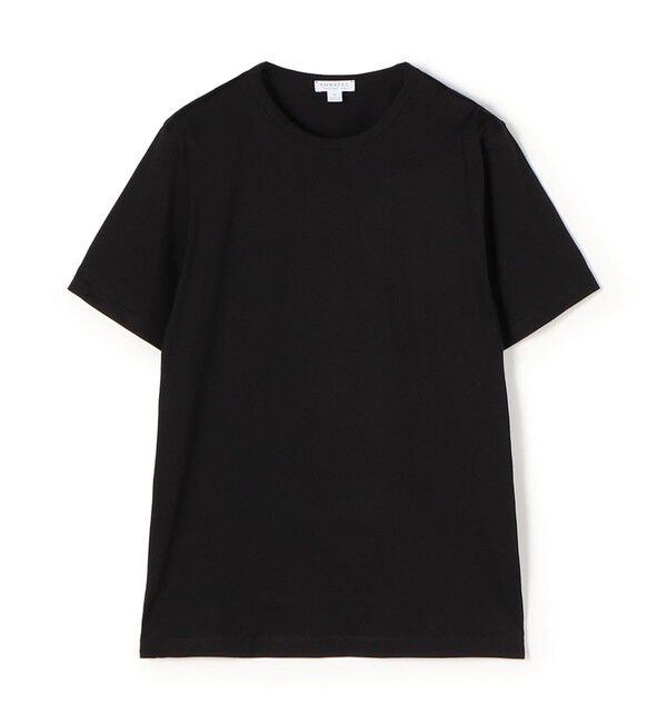 TOMORROWLAND BUYING WEAR「SUNSPEL コットン クルーネックTシャツ」|Tシャツ・カットソー|19 Black