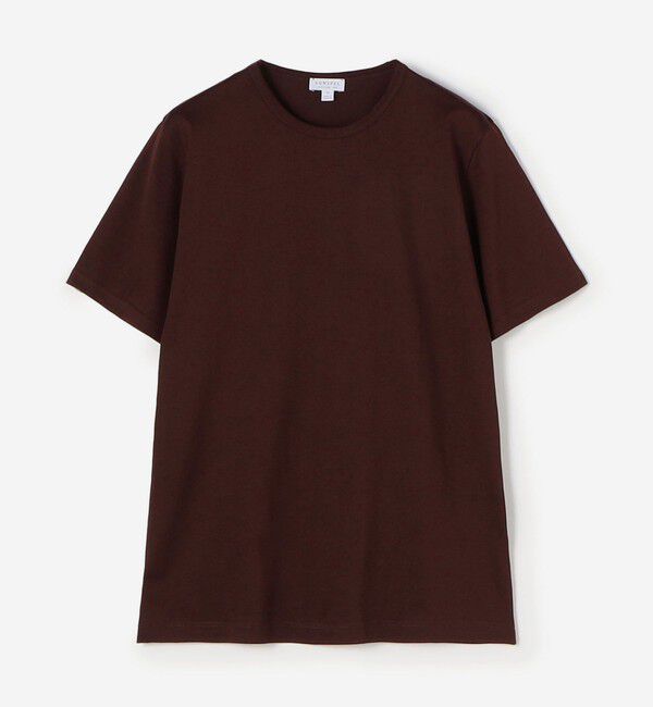 TOMORROWLAND BUYING WEAR「SUNSPEL コットン クルーネックTシャツ」|Tシャツ・カットソー|75 Raisin