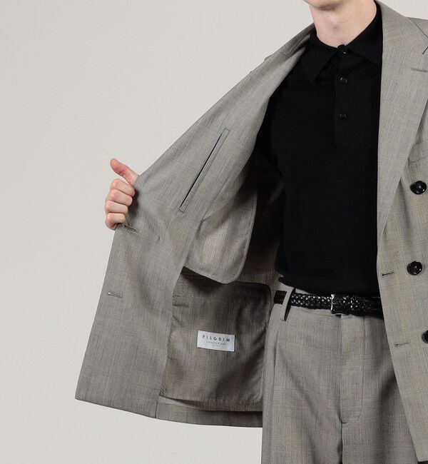 TOMORROWLAND MENS「ウールシルク ダブルブレステッド 6Bジャケット」|テーラードジャケット|