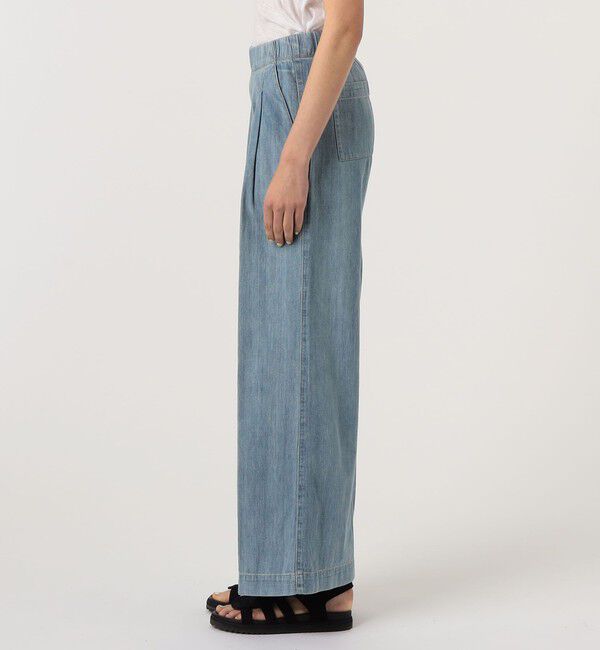 JAMES PERSE「コットンデニム タックワイドパンツ WCID1090」|デニム|
