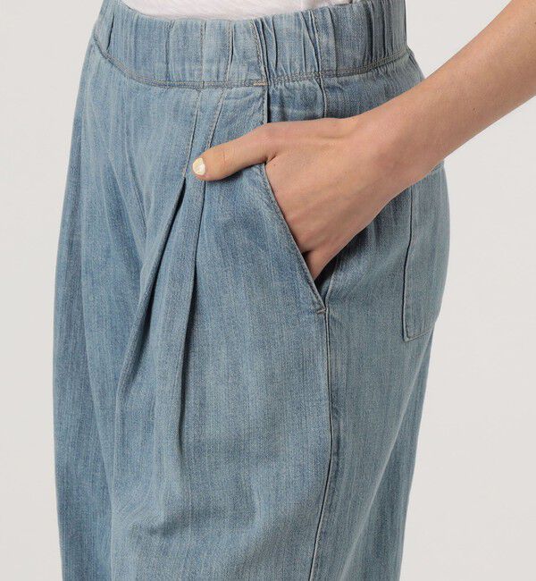 JAMES PERSE「コットンデニム タックワイドパンツ WCID1090」|デニム|