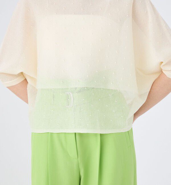 Ballsey「シアードット ワイドプルオーバー」|ニット・セーター|