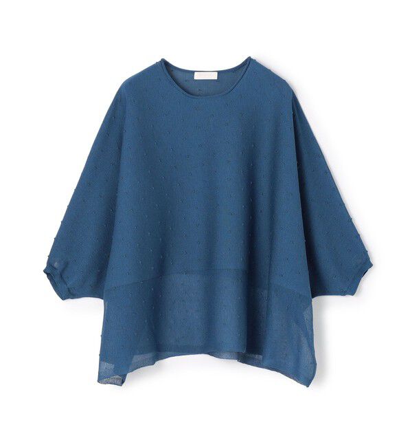 Ballsey「シアードット ワイドプルオーバー」|ニット・セーター|67 ブルー