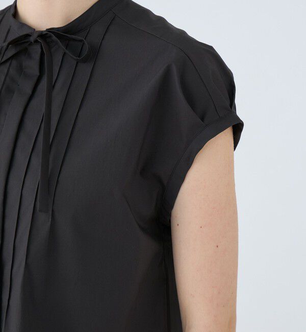 Ballsey「プロセスドコットン ピンタックフレンチスリーブブラウス」|シャツ・ブラウス|