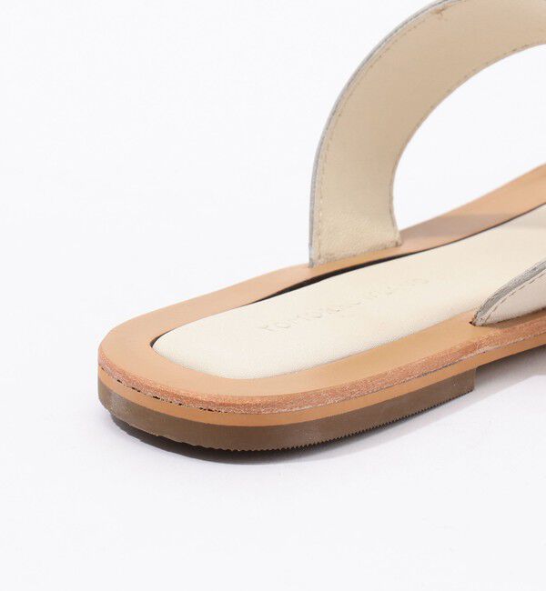 TOMORROWLAND GOODS「TOMORROWLAND バックル フラットサンダル」|サンダル|