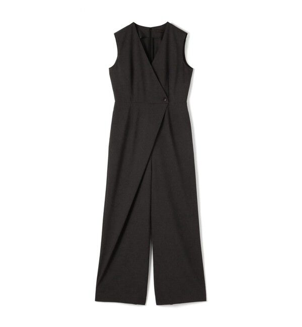 TOMORROWLAND collection「エクストラフェインポリエステルトロピカル オールインワン」|オールインワン|17 チャコールグレー