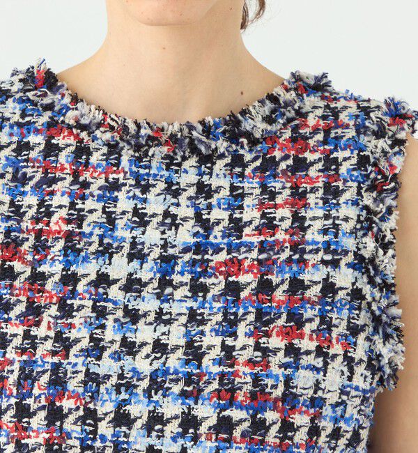 TOMORROWLAND collection「トリコロールシェパード フロンタブルジレ」|ベスト・ジレ|