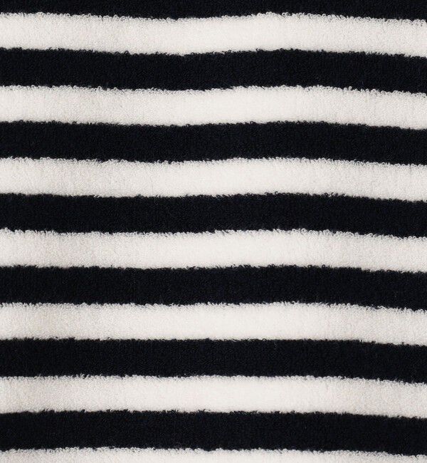 TOMORROWLAND collection「パイルボーダー ハーフスリーブプルオーバー」|Tシャツ・カットソー|