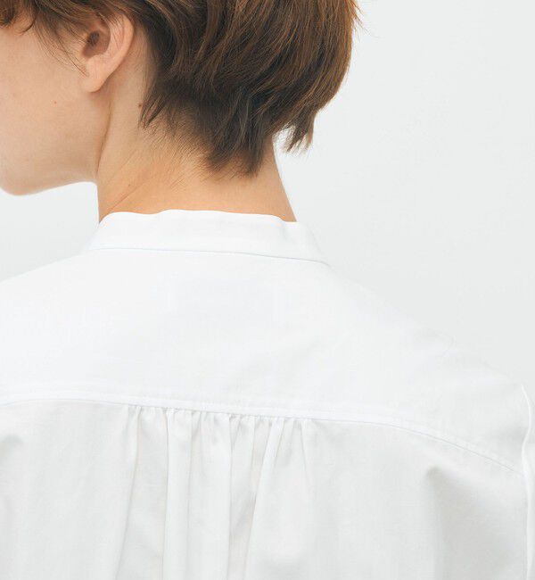 CABaN「コットンブロードコンビ ダブルボタンシャツ」|シャツ・ブラウス|