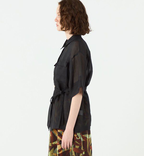 Ballsey「パナマラミー ビッグシャツブラウス」|シャツ・ブラウス|